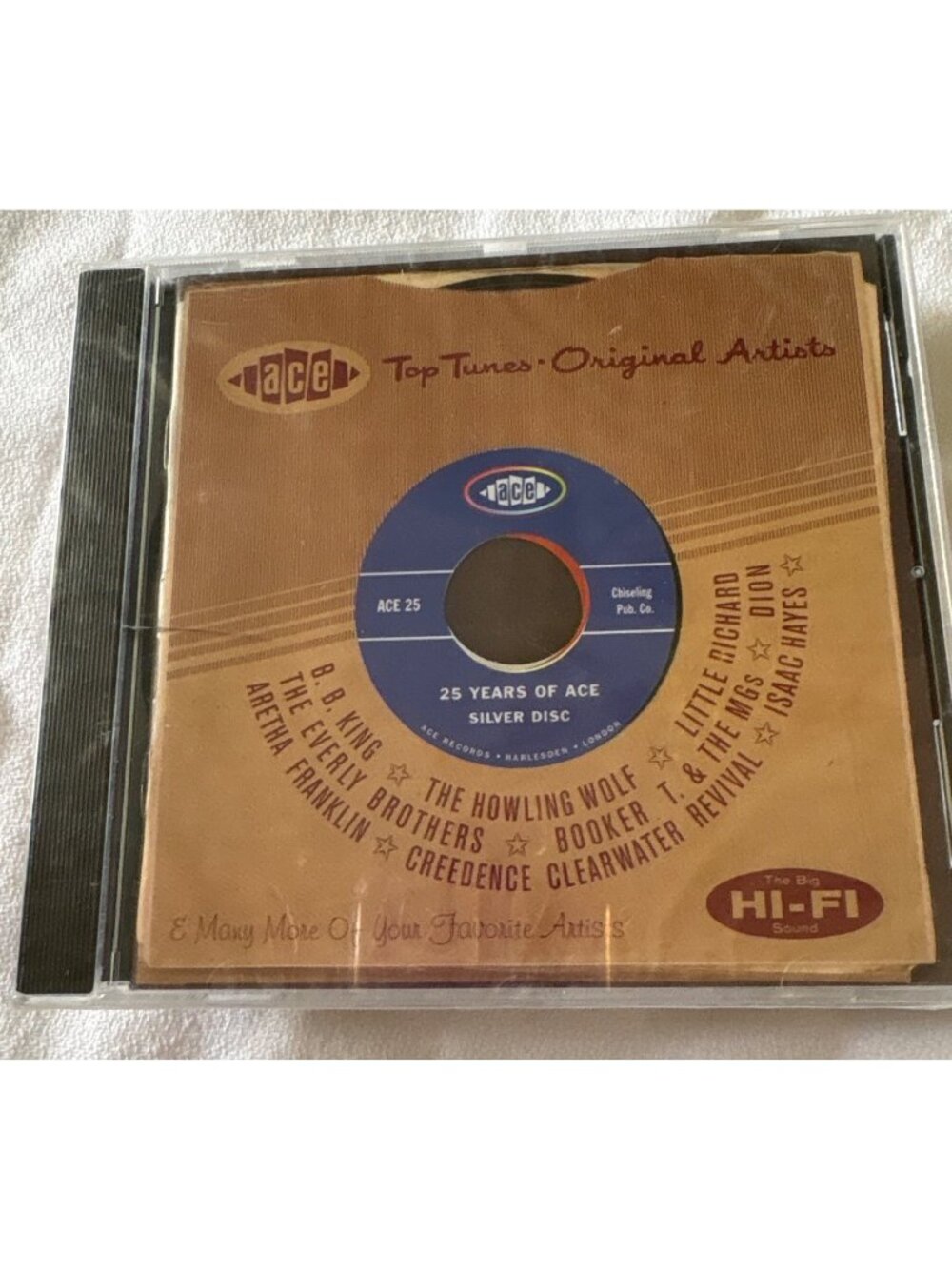 25 Years Of Ace Silver Disc CD - Compilation Of Top Tunes & Original Artists 195